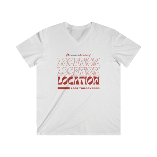 Location, Location, Location | Fitted V-Neck Tee 2023
