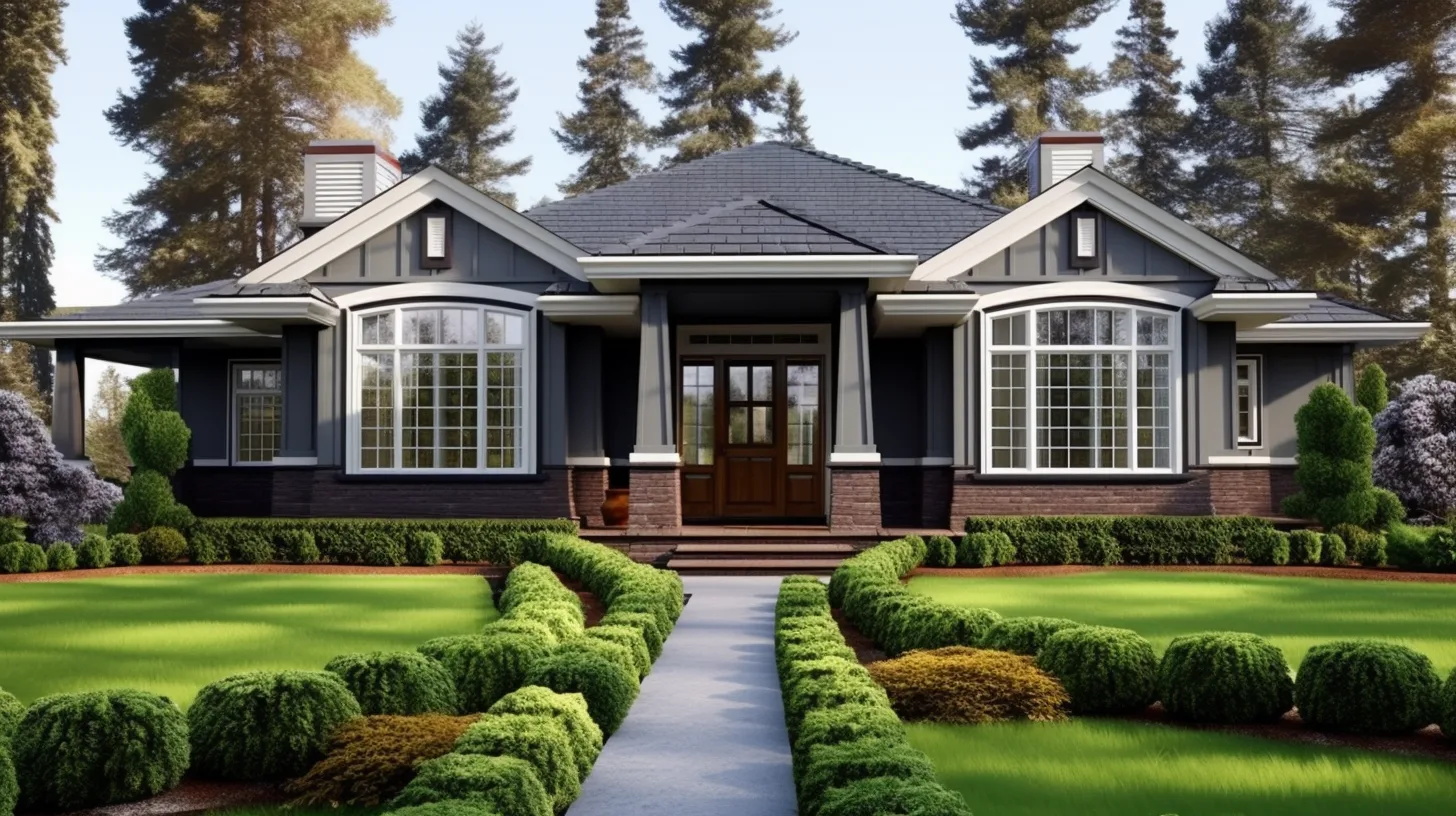Image of a house and a graph