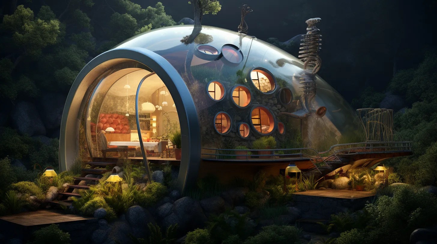 Distinct image of unique home interior