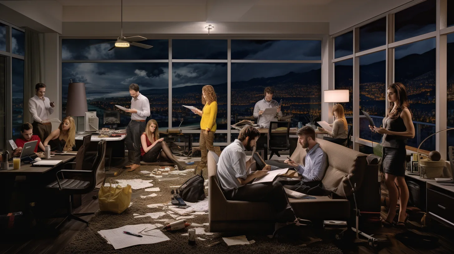 Illustration of the real estate industry