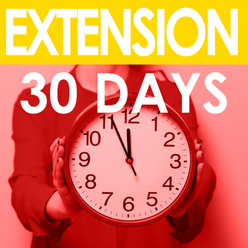 30 DAY COURSE EXTENSION