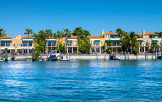 Luxurious waterfront houses with a tropical vibe in delaware