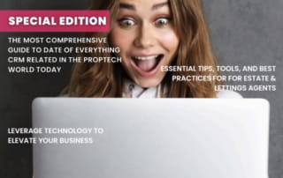 Image of kerfuffle magazine's special edition cover on crm in proptech.
