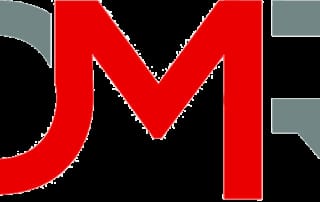 Logo of the letters "dmr" in a modern, corporate style
