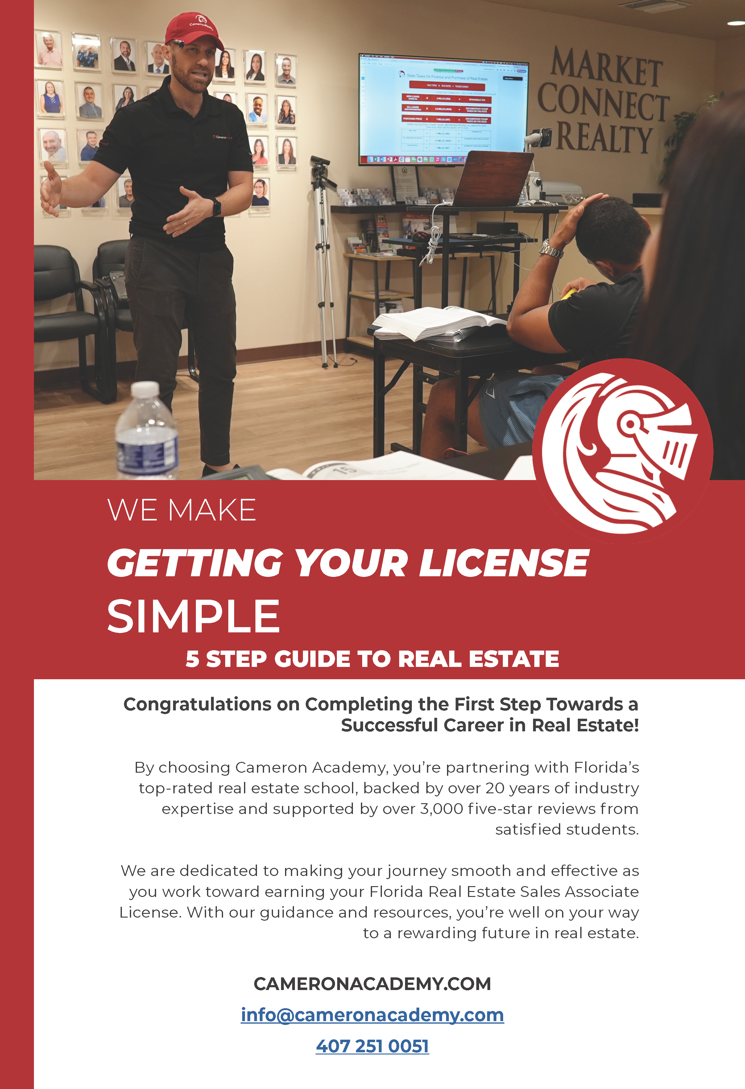 Florida real estate license starter guide overview - page 1