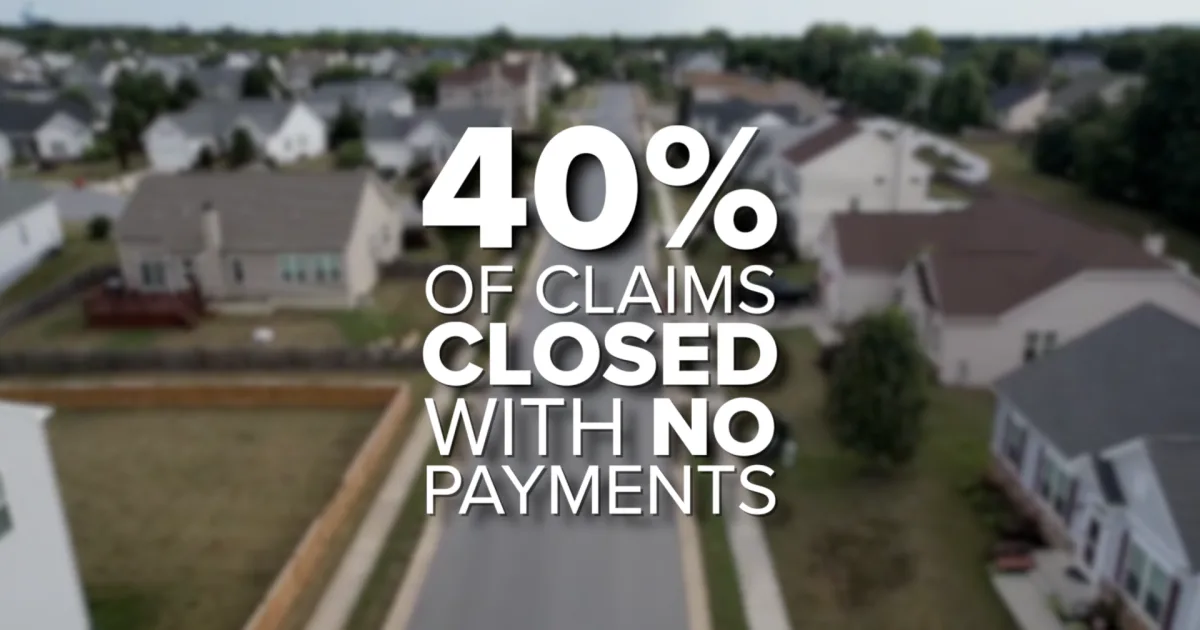 Florida insurance claims graphic