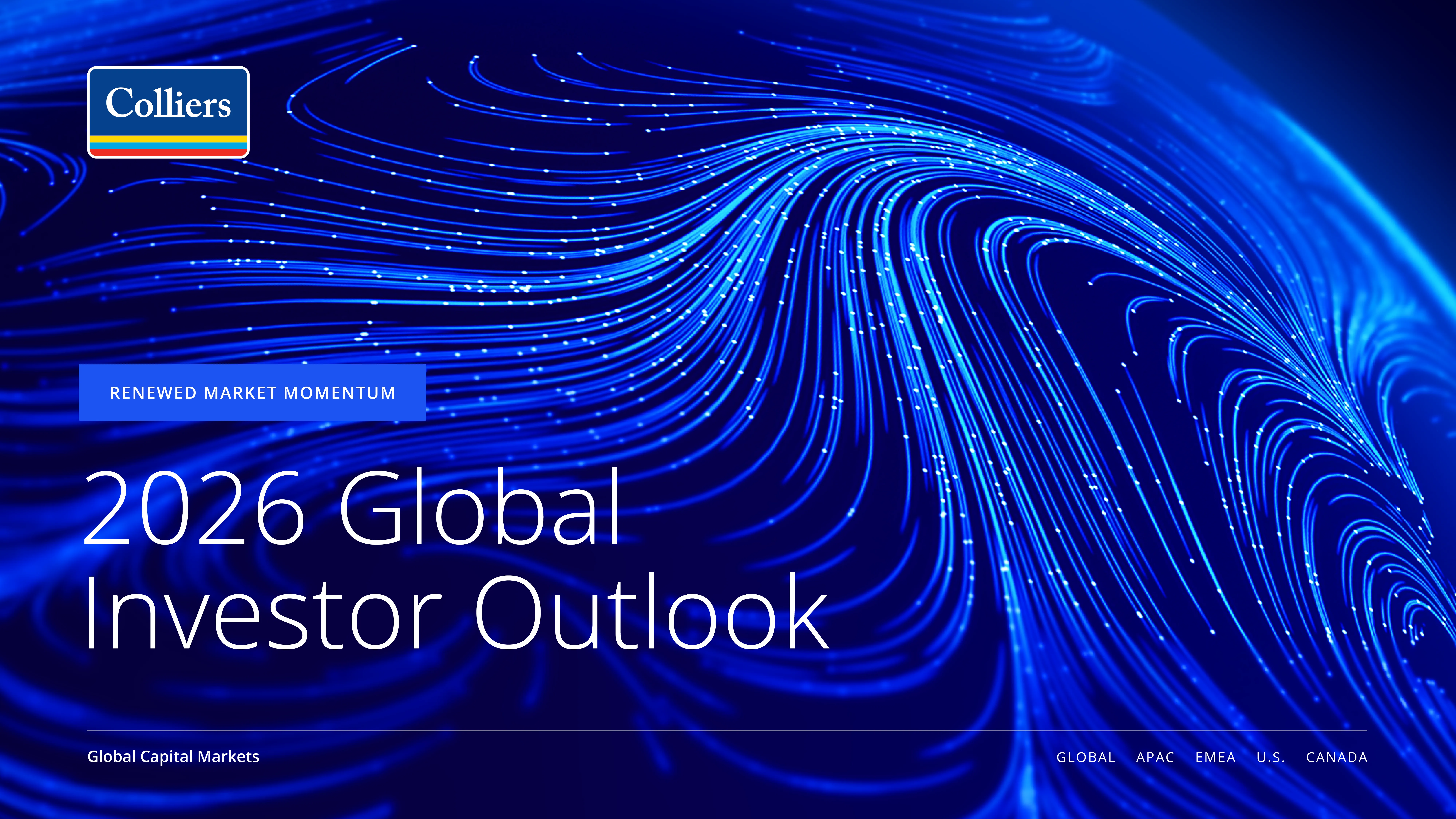 Colliers 2026 global investor outlook